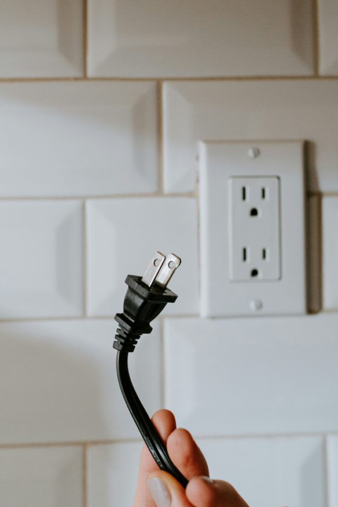 Electrical outlet inspected during Arvada rental property inspection